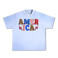 Grape Ice america thunderbolt Urban Heavy Tee - HRA Design Shop
