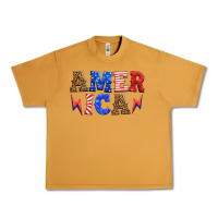 Peanut Butter america thunderbolt Urban Heavy Tee - HRA Design Shop