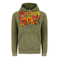 Vintage Olive firefighter mom Vintage Hoodie - Zillion Design Studio