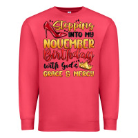 Cardinal stepping into my november birthday Premium Sweatshirt - MaliasSmallBusiness