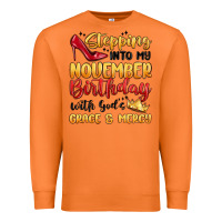 Carrot stepping into my november birthday Premium Sweatshirt - MaliasSmallBusiness