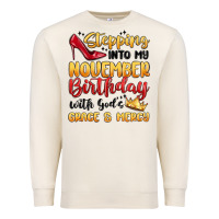 Sandshell stepping into my november birthday Premium Sweatshirt - MaliasSmallBusiness