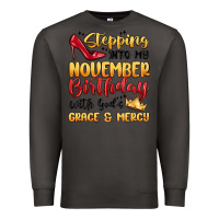 Smoke stepping into my november birthday Premium Sweatshirt - MaliasSmallBusiness