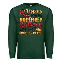 Sports Green stepping into my november birthday Premium Sweatshirt - MaliasSmallBusiness