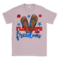 Lilac flip flops and freedom Classic Tee - BundleAndBundleShop