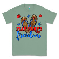 Sage flip flops and freedom Classic Tee - BundleAndBundleShop