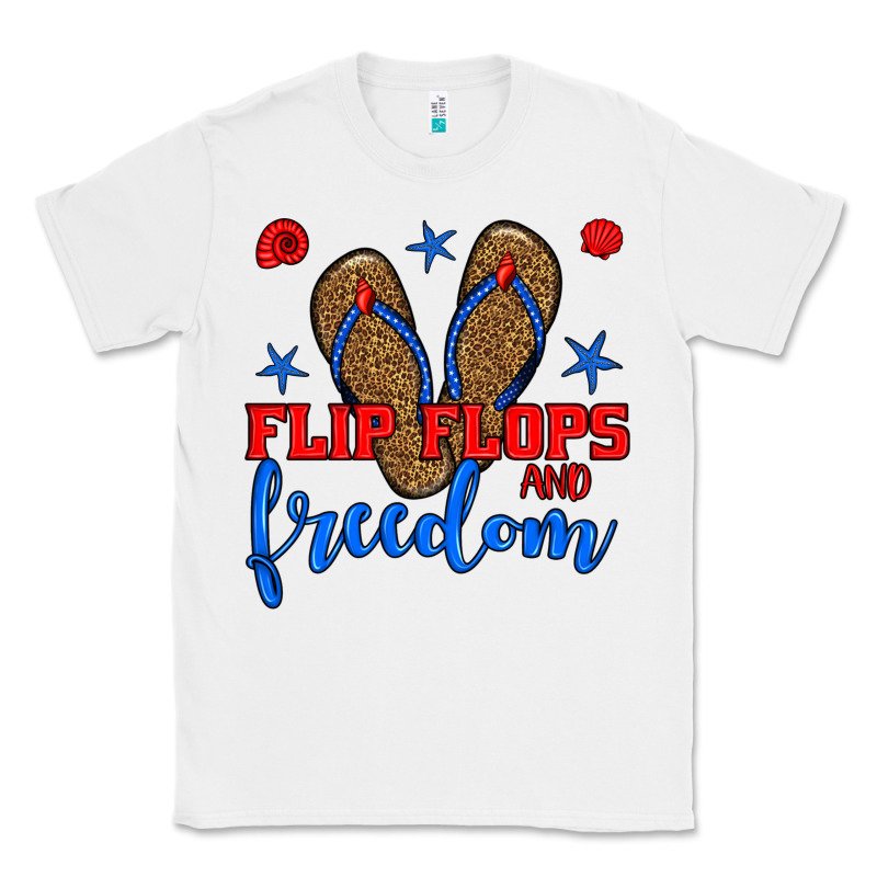 Flip Flops And Freedom Classic Tee by BundleAndBundleShop | Teevron