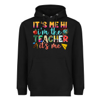 Black its me hi im the teacher its me nca Heavyweight Hoodie - NancyCooperArtShop