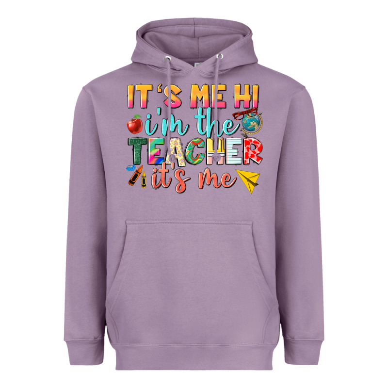 Its Me Hi Im The Teacher Its Me Nca Heavyweight Hoodie by NancyCooperArtShop | Teevron