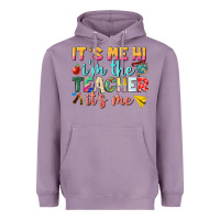 Lavender its me hi im the teacher its me nca Heavyweight Hoodie - NancyCooperArtShop