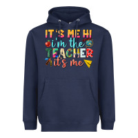 Navy its me hi im the teacher its me nca Heavyweight Hoodie - NancyCooperArtShop