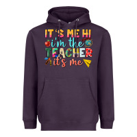 Plum its me hi im the teacher its me nca Heavyweight Hoodie - NancyCooperArtShop