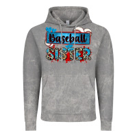 Cloud Rock baseball sister with leopard Vintage Hoodie - Zillion Design Studio