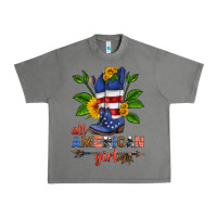 Tornado all american girl cowboy boot with sunflower Urban Heavy Tee - HRA Design Shop