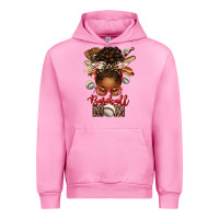 Fuchsia Pink Baseball Mom Afro Messy Bun Urban Hoodie - texasbilliewilder