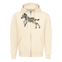 Sandshell Baby Zebra Zipper Hoodie - LillyAllenDesigns