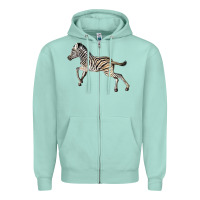 Baby Zebra Zipper Hoodie | Teevron