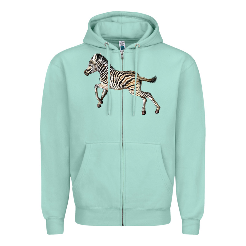 Baby Zebra Zipper Hoodie by LillyAllenDesigns | Teevron