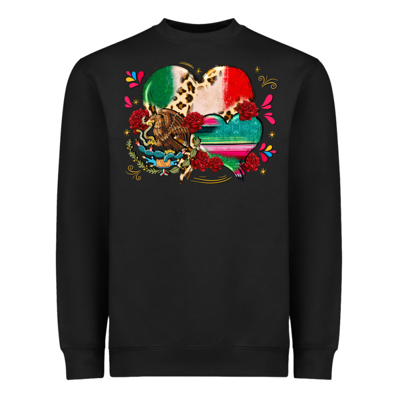 Mexican Hearts Heavyweight Sweatshirt by CTS Tumbler Store | Teevron