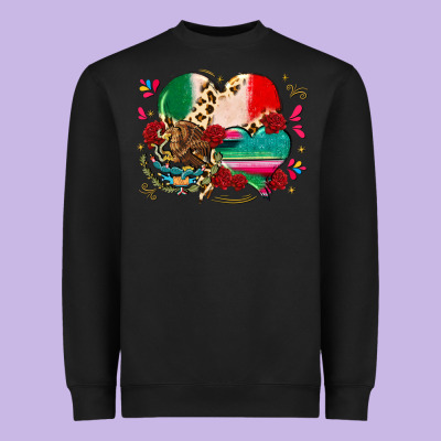 Mexican Hearts Heavyweight Sweatshirt Designed By Cts Tumbler Store