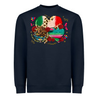 Navy mexican hearts Heavyweight Sweatshirt - CTS Tumbler Store
