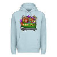 Blue Mist Mardi Gras truck Premium Hoodie - LillyAllenDesigns