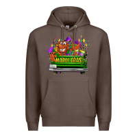 Coffee Mardi Gras truck Premium Hoodie - LillyAllenDesigns