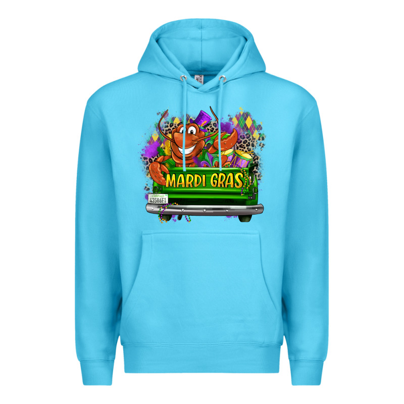Mardi Gras Truck Premium Hoodie by LillyAllenDesigns | Teevron