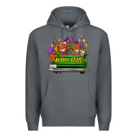 Rock Mardi Gras truck Premium Hoodie - LillyAllenDesigns