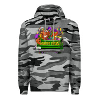 Slate Camo Mardi Gras truck Premium Hoodie - LillyAllenDesigns