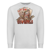 Dove Grey long live cowgirls cards Premium Sweatshirt - NancyCooperArtShop