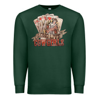 Sports Green long live cowgirls cards Premium Sweatshirt - NancyCooperArtShop