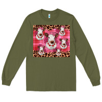 Army Green calf valentines tumbler Long Sleeve Tee - JahusDesignShop