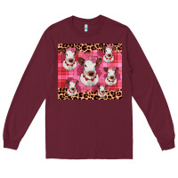 Burgundy calf valentines tumbler Long Sleeve Tee - JahusDesignShop