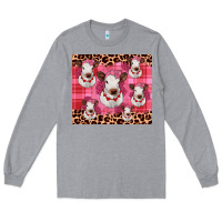 Heather Grey calf valentines tumbler Long Sleeve Tee - JahusDesignShop