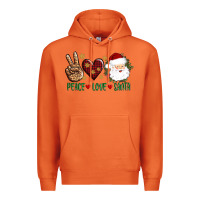 Carrot peace love Santa Premium Hoodie - AdoDesignShop