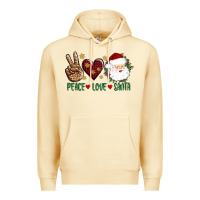 Pina Colada peace love Santa Premium Hoodie - AdoDesignShop