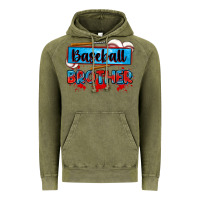 Vintage Olive baseball brother Vintage Hoodie - Zillion Design Studio