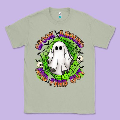 Spook Aound And Find Out Classic Tee Designed By Artiststas