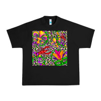 Black mardi gras crawfish leopard  seamless pattern Urban Heavy Tee - FaDigitalArtStudio