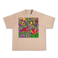 Burro mardi gras crawfish leopard  seamless pattern Urban Heavy Tee - FaDigitalArtStudio