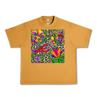 Peanut Butter mardi gras crawfish leopard  seamless pattern Urban Heavy Tee - FaDigitalArtStudio