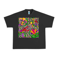 Pigment Black mardi gras crawfish leopard  seamless pattern Urban Heavy Tee - FaDigitalArtStudio