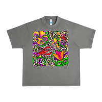 Tornado mardi gras crawfish leopard  seamless pattern Urban Heavy Tee - FaDigitalArtStudio