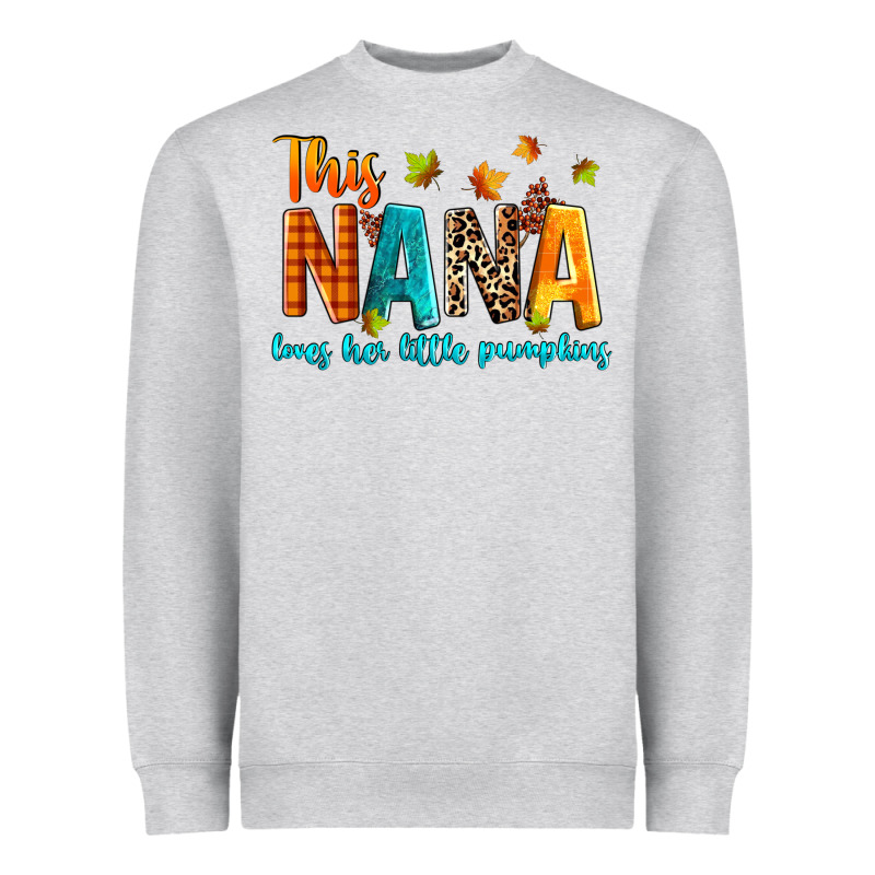 This Nana Loves Her Little Pumpkins Heavyweight Sweatshirt by texasbilliewilder | Teevron