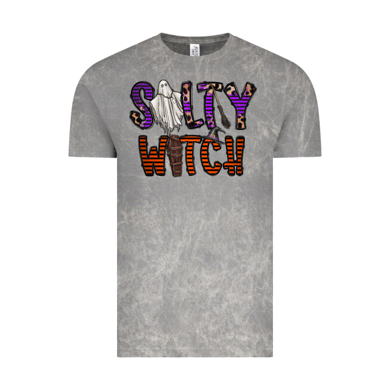 Salty Witch Vintage Tee by CowhideDigitalArt | Teevron