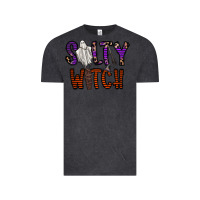 Vintage Black Salty Witch Vintage Tee - CowhideDigitalArt