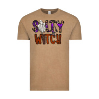 Vintage Coffee Salty Witch Vintage Tee - CowhideDigitalArt