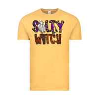 Vintage Mustard Salty Witch Vintage Tee - CowhideDigitalArt