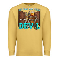 Antique Gold im only one drink Premium Sweatshirt - NancyCooperArtShop